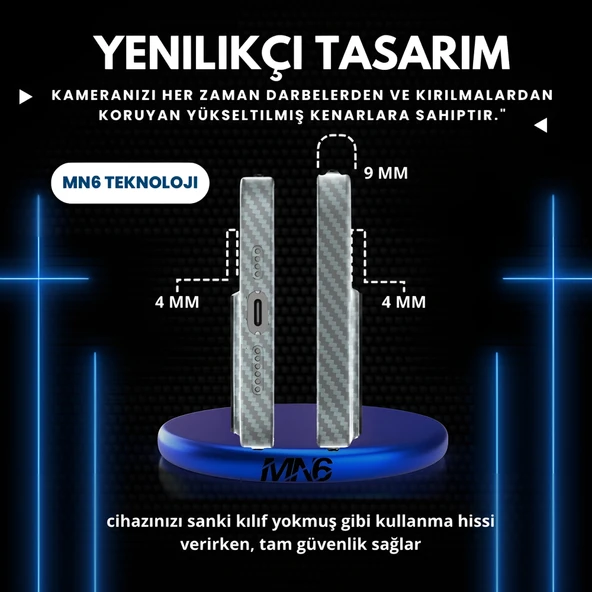 MN6 iphone 14 pro max ultra ince kılıf/metal Kamera Koruma Çerçeveli Kılıf/iphone 14 pro max magsafe kılıf - 8