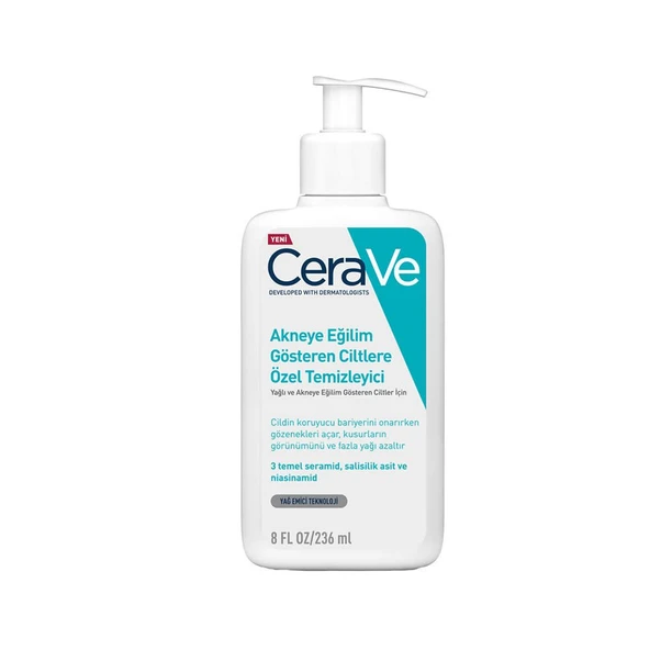 CeraVe Akneye Eğilim Gösteren Ciltler İçin Temizleyici 236ml ürün görseli