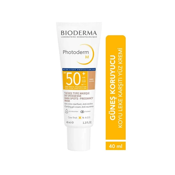 Bioderma Photoderm M Golden Leke Karşıtı Güneş Koruyucu Krem SPF50+ 40 ml - 2
