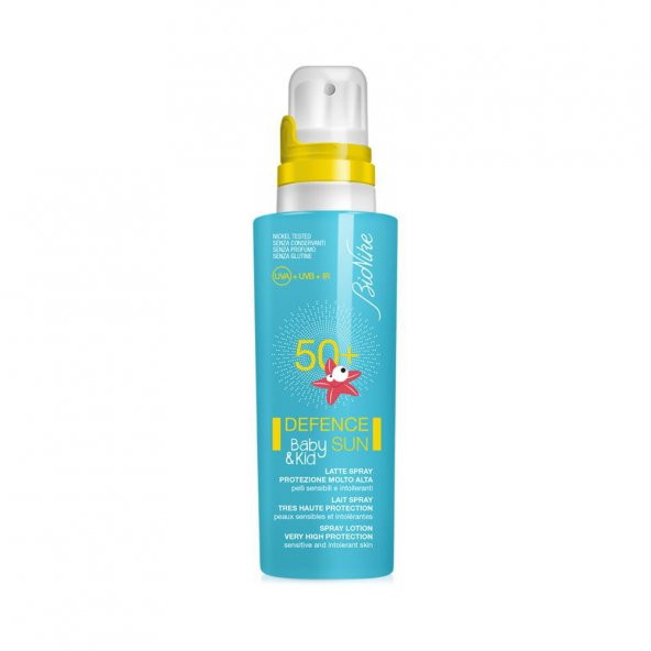 BioNike Defence Sun Baby and Kid Spray Lotion SPF50+ 125ml