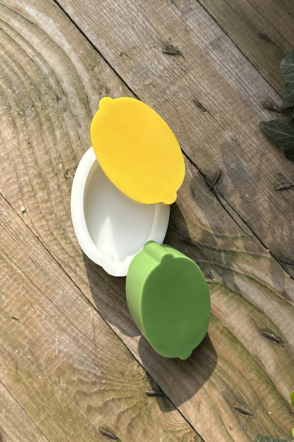 Limon 2D Mum Kalıbı ( Silikon ) 1 Adet - 5