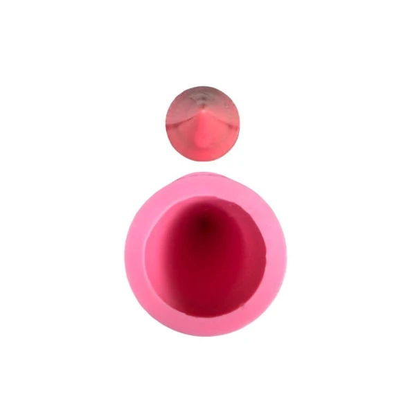 Prizma ( Dairesel ) 3D Mum Kalıbı ( Silikon ) 1 Adet - Resim 4