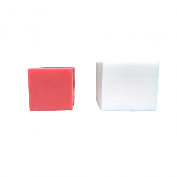 Küp 2D Mum Kalıbı 8x8x8 ( Silikon ) 1 Adet - 2