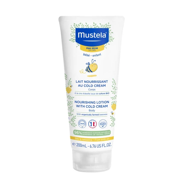 Mustela Cold Cream İçeren Besleyici Vücut Losyonu 200ml