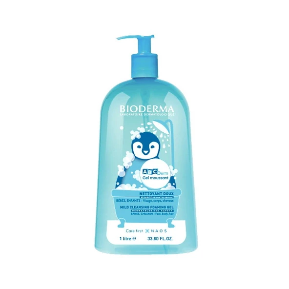 Bioderma ABCDerm Foaming Cleanser Temizleme Jeli 1 Litre PUANSIZDIR ürün görseli