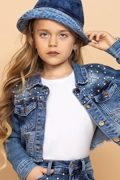 Kız Çocuk Parıldayan Nar Çiçeği  Elbise - Resim 6