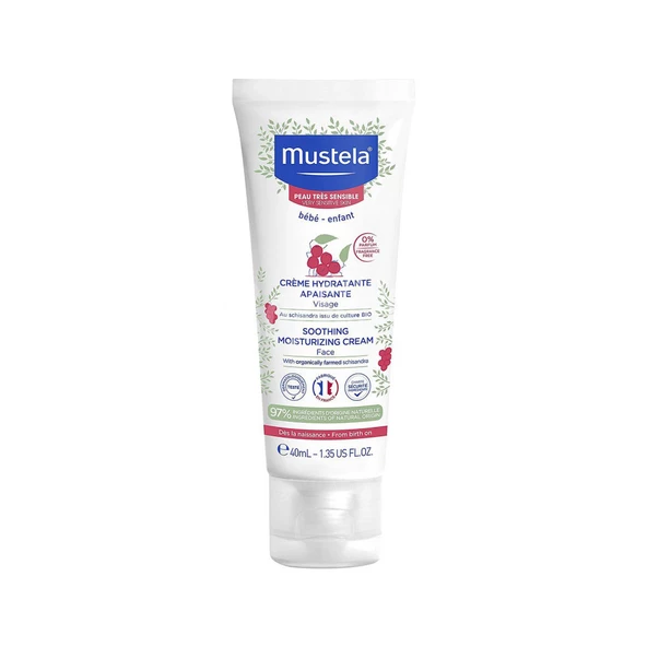 Mustela Çok Hassas Ciltler İçin Nemlendirici Yüz Kremi 40ml