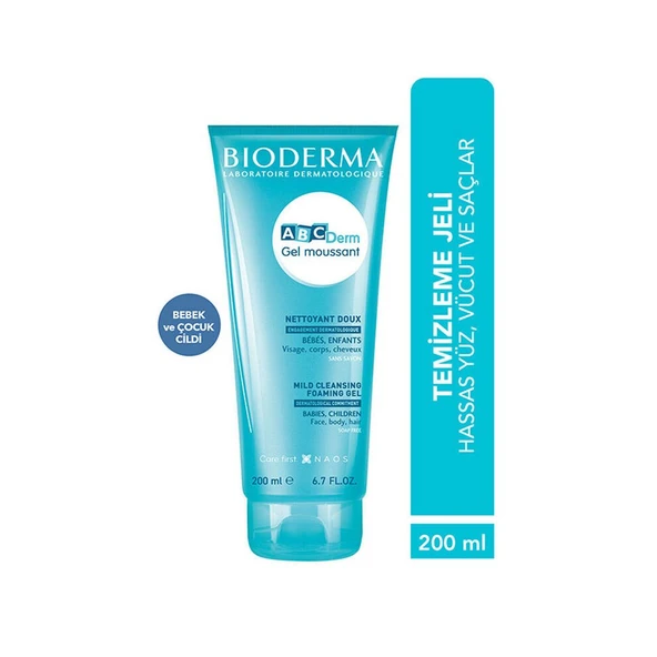 Bioderma ABCDerm Foaming Cleanser Temizleme Jeli 200 ml - Resim 2