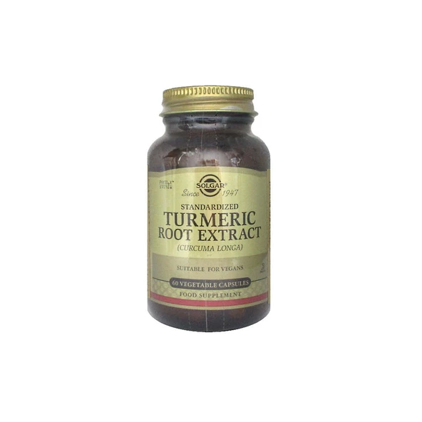 Solgar Turmeric Root Extract 60 Kapsül