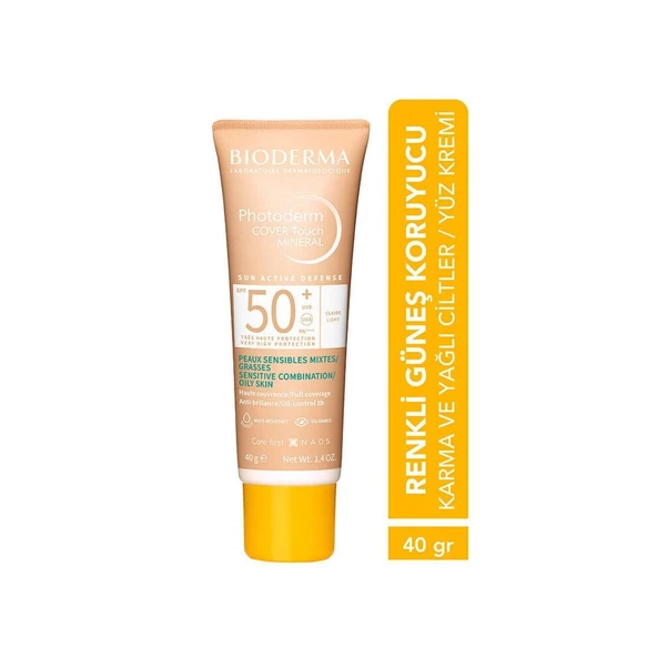 Bioderma Photoderm Cover Kapatıcı Güneş Koruyucu Krem Light SPF50+ 40 gr - 2