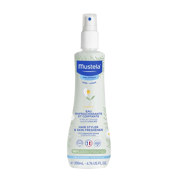 Mustela Saç Şekillendirici ve Ferahlatıcı Vücut Spreyi 200ml