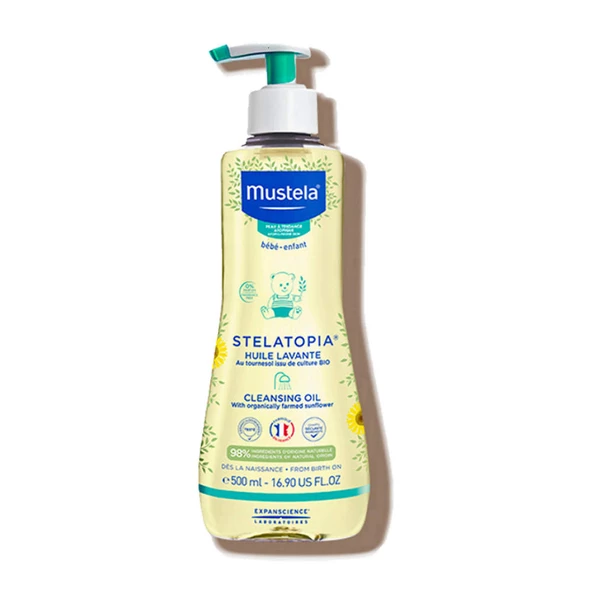 Mustela Stelatopia Temizleme Yağı 500ml