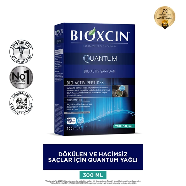 Bioxcin Quantum Yağlı Saçlar İçin Şampuan 300ml - Resim 2