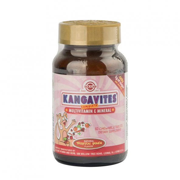 Solgar Kangavites Multivitamin and Mineral 60 Tablet