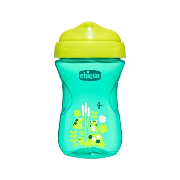 Chicco İleri Seviye Bardak 12 Ay+ Yeşil Kaplumbağalı 266ml