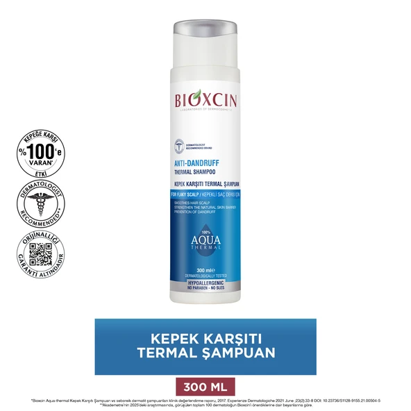 Bioxcin Kepek Karşıtı Termal Şampuan 300ml - Resim 2