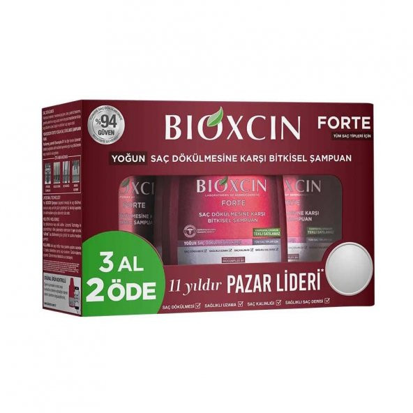 Bioxcin Forte Şampuan 3x300ml