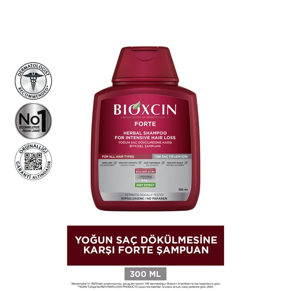 Bioxcin Forte Şampuan 3x300ml - 3
