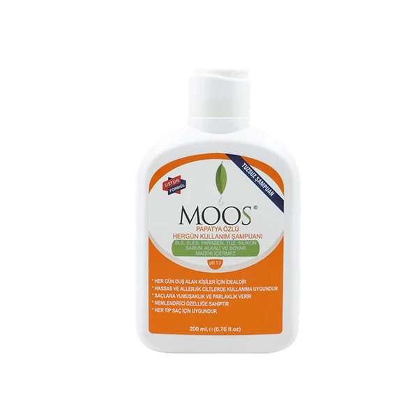 Moos Papatya Özlü Hergün Kullanım Şampuanı 200ml