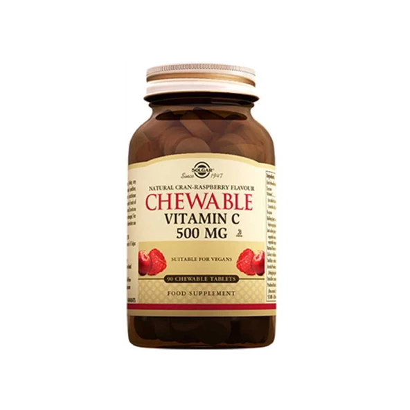 Solgar Chewable Vitamin C 500mg 90 Çiğnenebilir Tablet