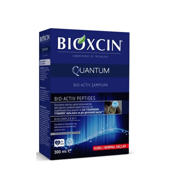 Bioxcin Quantum Kuru ve Normal Saçlar İçin Şampuan 300ml ürün görseli