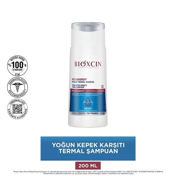 Bioxcin Yoğun Kepek Karşıtı Termal Şampuan 200ml - Resim 3