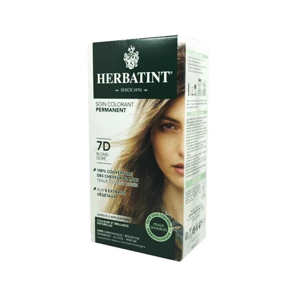 Herbatint Saç Boyası 7D Blond Dore - Golden Blonde