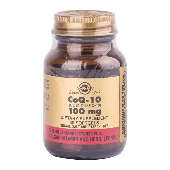 Solgar Coenzyme Q-10 100mg 30 Kapsül ürün görseli