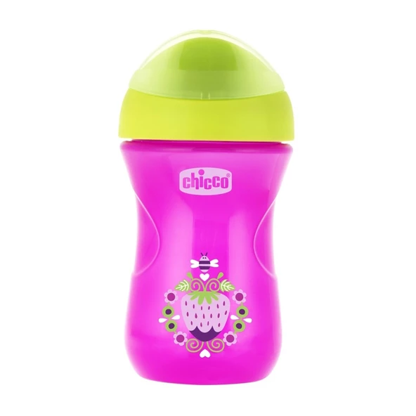 Chicco İleri Seviye Bardak 12 Ay+ Pembe Çiçekli 266ml