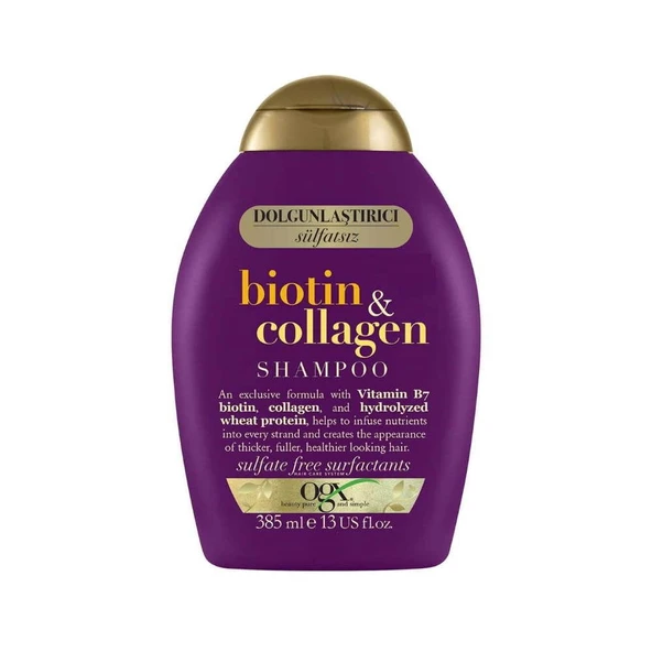 Ogx Biotin & Collagen Dolgunlaştırıcı Şampuan 385ml