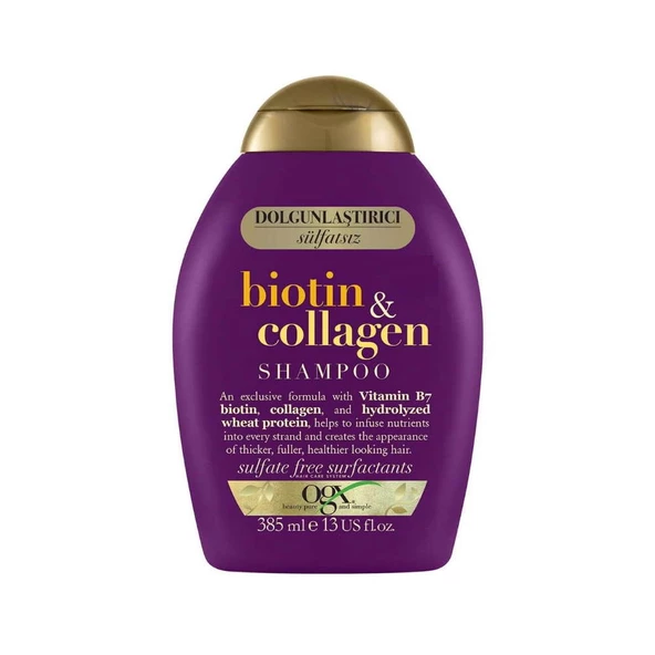 Ogx Biotin & Collagen Dolgunlaştırıcı Şampuan 385ml