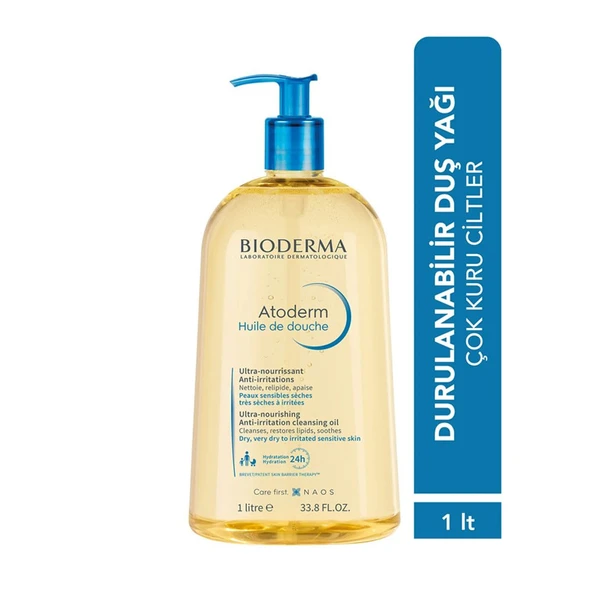Bioderma Atoderm Shower Oil Duş Yağı 1 Litre - Resim 2