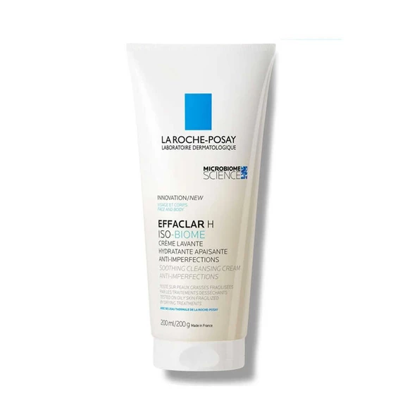 La Roche Posay Effaclar H ISO-Biome Yatıştırıcı Temizleyici Krem 200ml