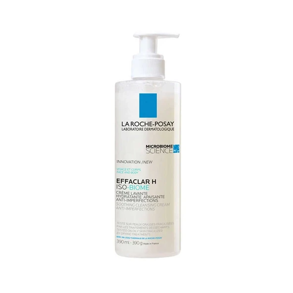 La Roche Posay Effaclar H ISO-Biome Yatıştırıcı Temizleyici Krem 390ml