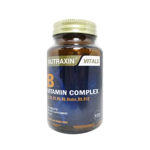 Nutraxin B Vitamin Complex 60 Tablet