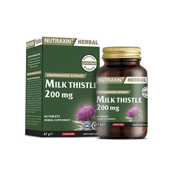Nutraxin Milk Thistle 60 Tablet ürün görseli