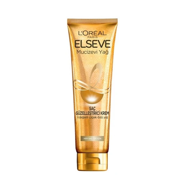 Loreal Paris Mucizevi Yağ 6 Değerli Çiçek Özü Yağı Saç Güzelleştirici Krem 150ml - 1