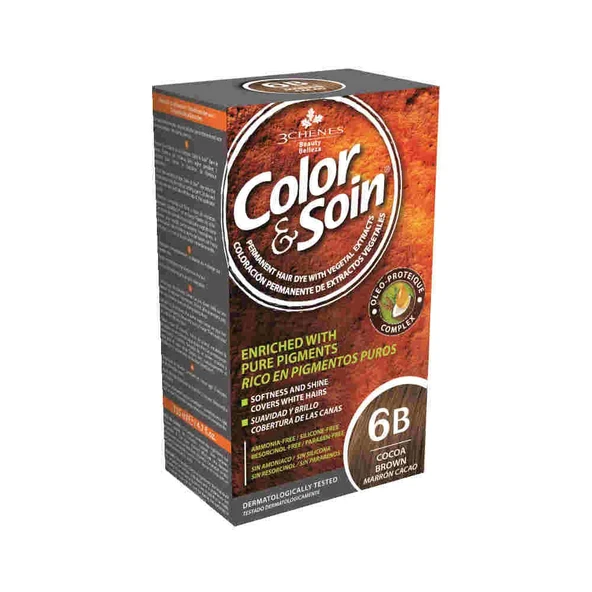 Color&Soin 6B Cocoa Brown Saç Boyası ürün görseli