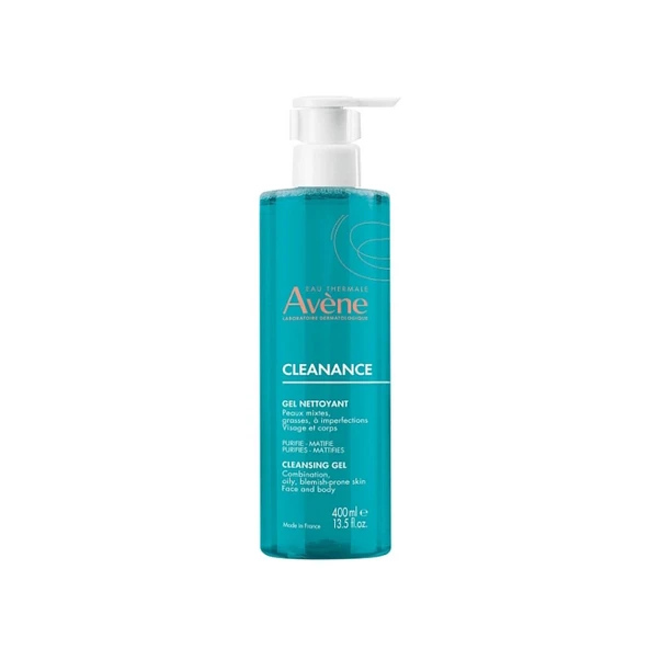 Avene Cleanance Karma ve Yağlı Ciltler İçin Temizleme Jeli 400ml