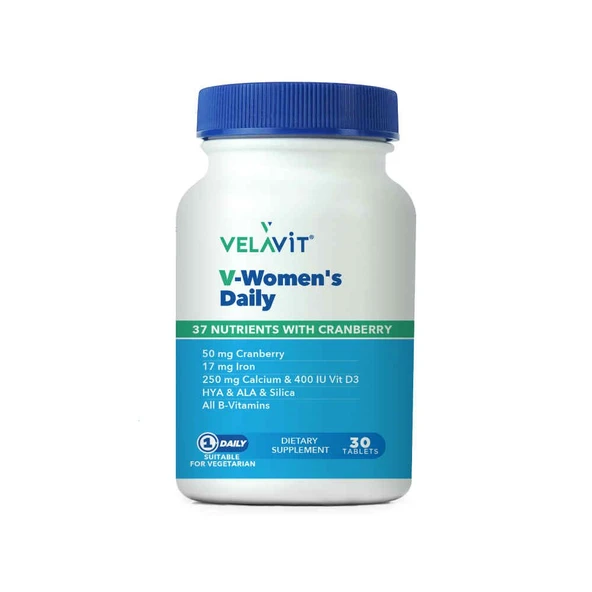 Velavit V-Womens Daily 30 Tablet ürün görseli
