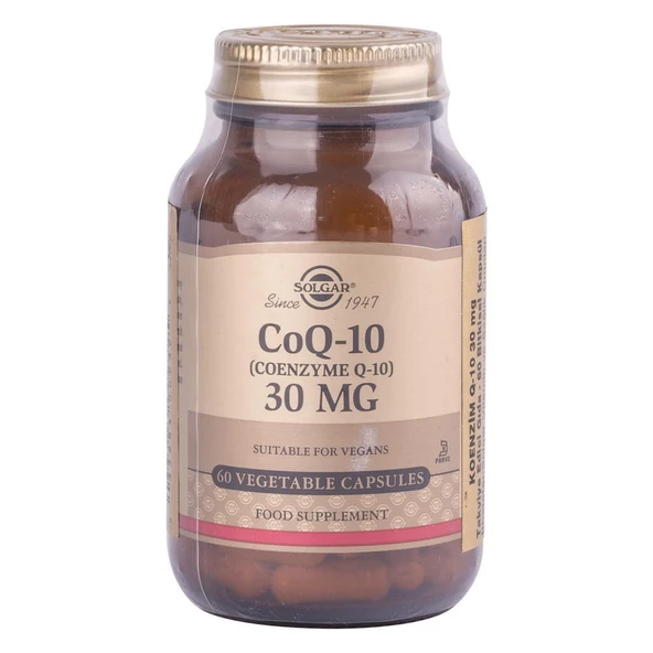 Solgar Coenzyme Q-10 30mg 60 Kapsül ürün görseli 1