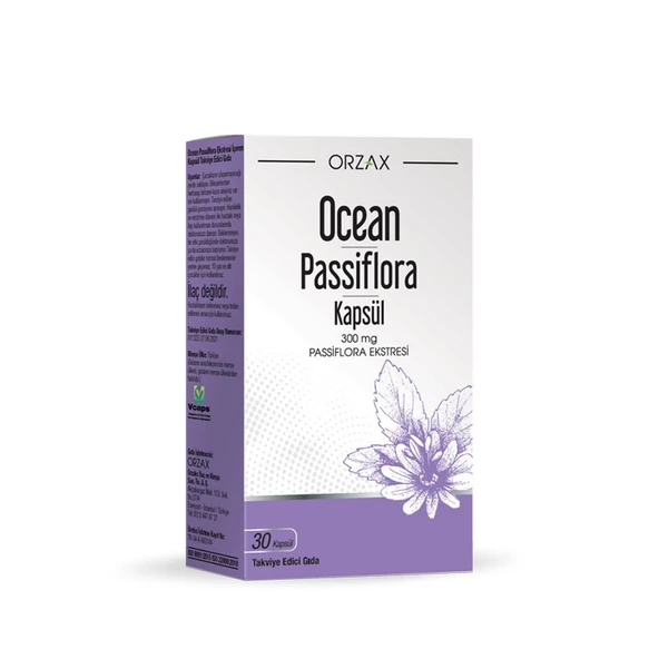 Ocean Passiflora Ekstraktı 300mg 30 Kapsül ürün görseli