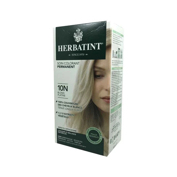 Herbatint Saç Boyası 10N Blond Platine - Platinum Blonde
