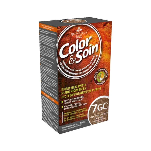 Color&Soin 7GC Golden Copper Blond Saç Boyası ürün görseli