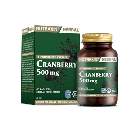 Nutraxin Cranberry 60 Tablet ürün görseli 1