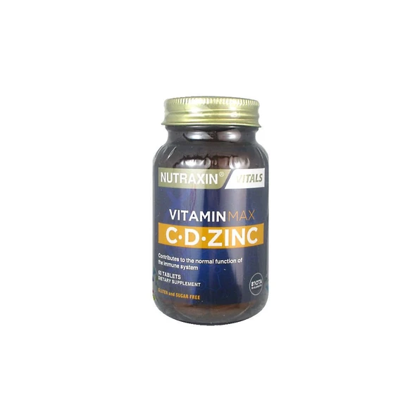 Nutraxin Vitamin Max C.D.Zinc 60 Tablet ürün görseli