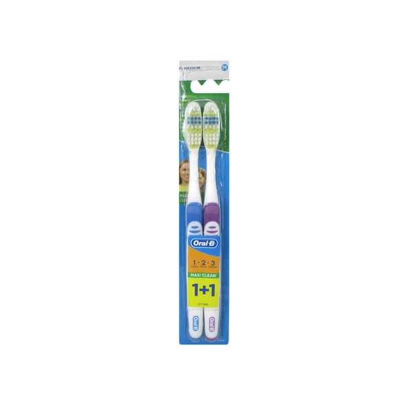 Oral-B Maxi Clean Medium Diş Fırçası 1+1