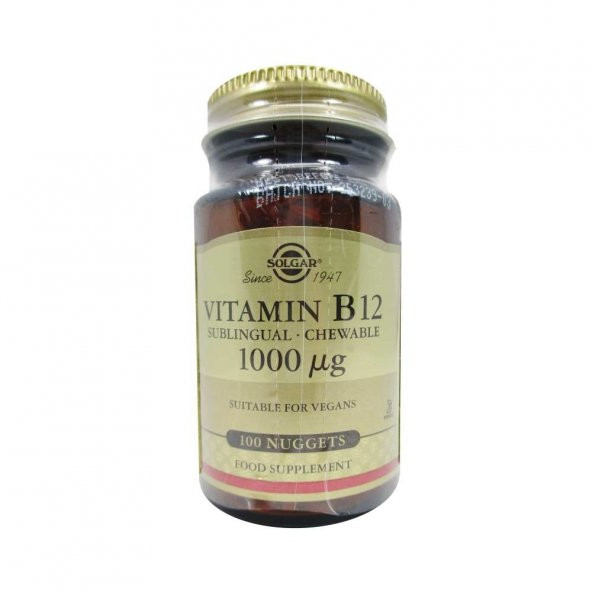 Solgar Vitamin B12 1000mcg 100 Tablet
