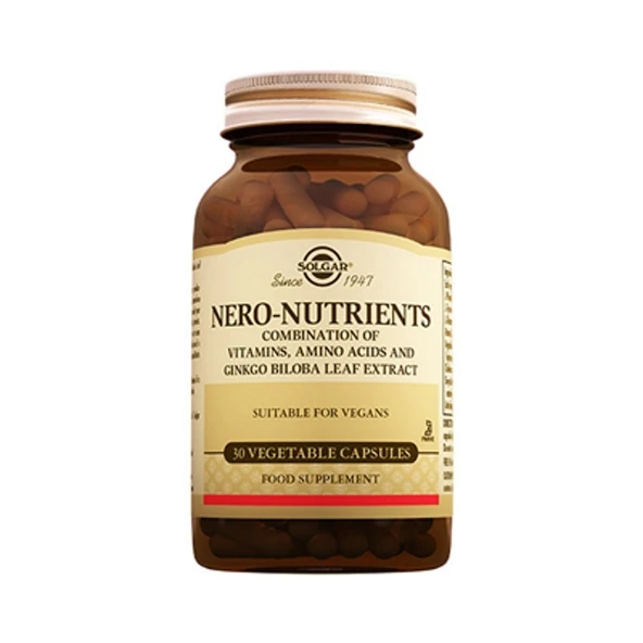 Solgar Nero Nutrients 30 Kapsül ürün görseli