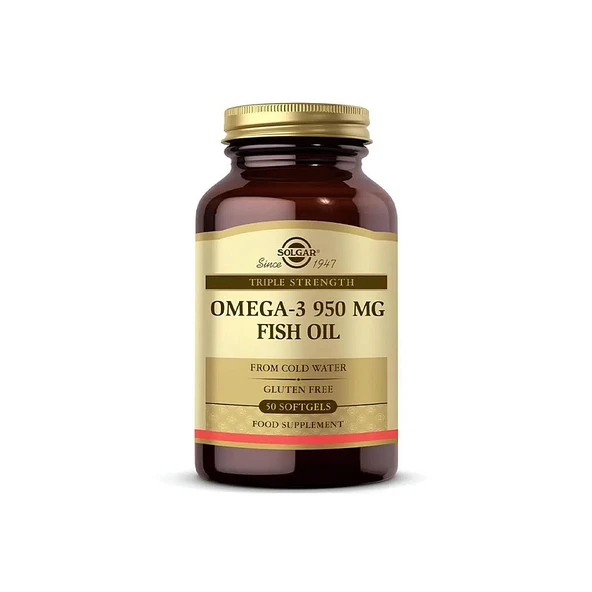 Solgar Omega 3 950mg Yumuşak Jelatin 50 Kapsül ürün görseli